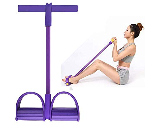 UniqueFire Banda di Resistenza al Pedale Fascia Elastica per Yoga con Manico per Addome Gamba del Braccio Stretching Snellente