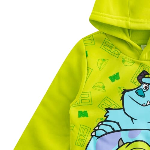 Disney Monsters Inc Mike Wazowski and Sullivan Boys Pullover Hoodie for Toddler, Little Kids3