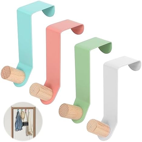 Yzwuyou 10 Pièces Crochet De Porte En Acier Inoxydable En Forme De Z Crochets Porte Serviette Cuisine Sans Perçage Argenté 2 Tailles 2.5cm/5cm Pour Porte, Placard,Tiroir