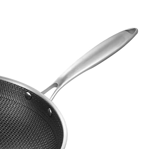 Wok acero inoxidable 3 capas doble cara 34cm miniatura 4