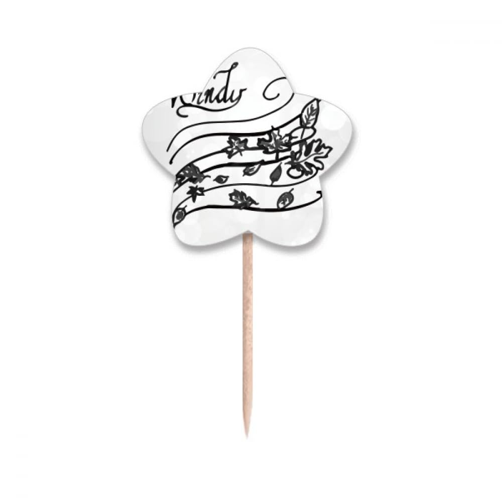 Cure-dents Windy Weather réutilisable en bois pour hygiène et table