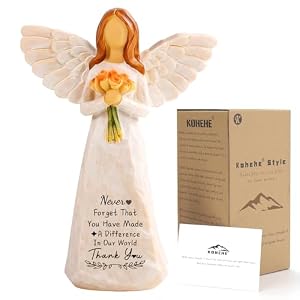 Thank You Gifts for Women, 5.5″ Resin Figurines Teacher Appreciation Gifts