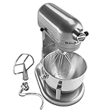 KitchenAid KG25H0XMC Professional HD Series Stand Mixer, 5 Qt, Metallic Chrome
