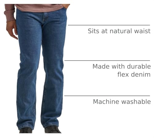 Image of Wrangler Authentics Men's Classic 5-Pocket Regular Fit Flex Jean