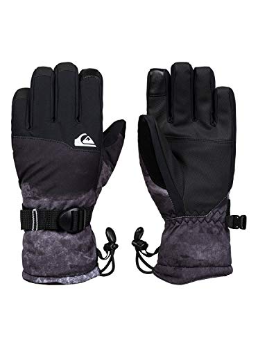 Quiksilver Boys Mission - Snowboard/Ski Gloves for Boys 8-16 Snowboard/Ski Gloves Black M