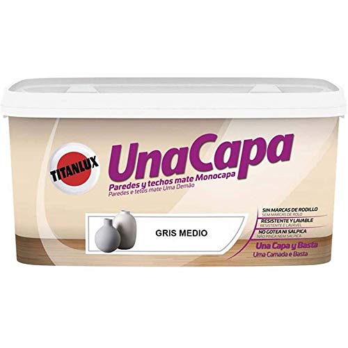 Titanlux Pintura Gris Medio 4 L