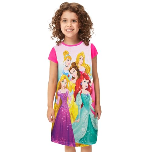 Disney Princess Nightgown | Princess Nightgowns for Girls | Rapunzel Cinderella And Little Mermaid Pajama2
