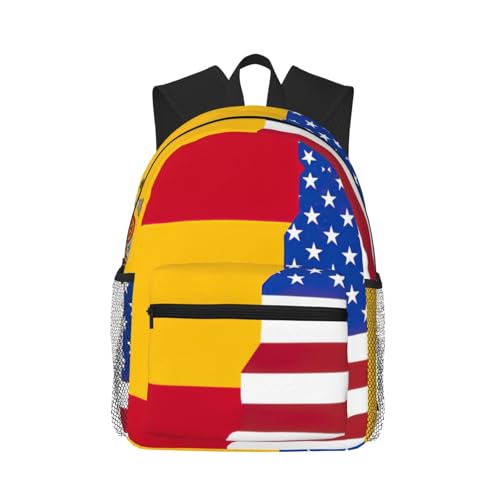 Sac à dos imperméable et décontracté à motif drapeau pour le travail
