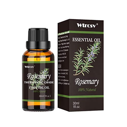 Aceite esencial de romero 30ml, aceites esenciales naturales para humidificador, difusores, fabricación de jabón, fabricación de velas Cover