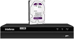 Dvr 8 canais Mhdx 1208 Com Detecção Inteligente de Movimento + Hd 1tb Purple