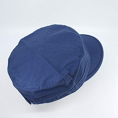 Image of The Vintage Year Heavy Stitching Washed Cotton Cadet Hat - Durable Military Baseball Cap for Men & Women, Outdoor Casual Wear