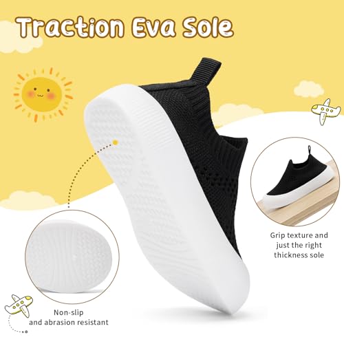 Image of BACSAC Baby Toddler Unisex Infant Shoes Boys Girls Beige Mesh Breathable Non-Slip Soles 6-36 Months