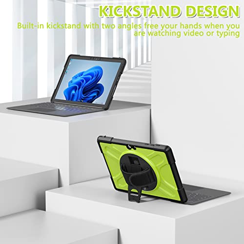 Protection Surface Go 4 antichoc, étui tablette Microsoft Surface Go 3/2/1 vert