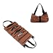 Super Tool Roll, Large Wrench Roll, Big Tool Roll Up Bag, Waxed Canvas Tool Organizer Bucket, Tool Roll Up Pouch, Handy Small Tools Tote Carrier,Tool Pouch Sling, Car Back Seat Organizer (Brown)