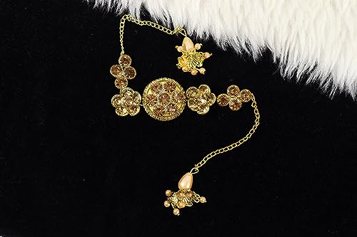 Image of ZULKA Gold Rakhi Bracelet For Brother Boys Men Raksha Bandhan Gift | Designer Diamond Rakhi for Bhaiya, Bhai, Bhabhi Unisex Adult | Metal Chain Bracelets For Rakhi Gift Set (Pack of 1)