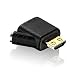Produktbild PureInstall PI075 High Speed HDMI/HDMI 6V/1A Stromadapter (HDMI A Stecker auf HDMI A Buchse + Netzadapter Buchse), zertifziert