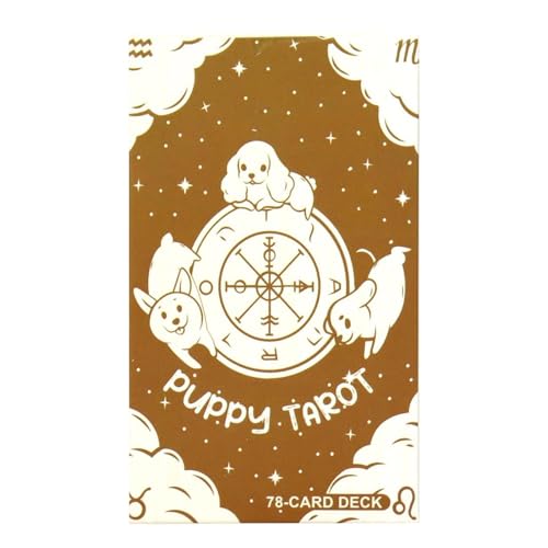 Tarot De Espíritu Animal | Tarot De Cachorro | Tarot De Amante De Los Perros | Tarjetas De Adivinación De Cachorros | Animal Companion Tarot | Adorables Tarjetas Oracle De Perros | Deck Deck Deck Para