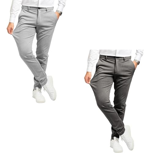 Pantalon Homme Performance Pants lot de 2 gris clair gris foncé taille 31/34
