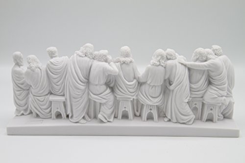 Estatua The Last Supper 12 x 4 pulgadas miniatura 7
