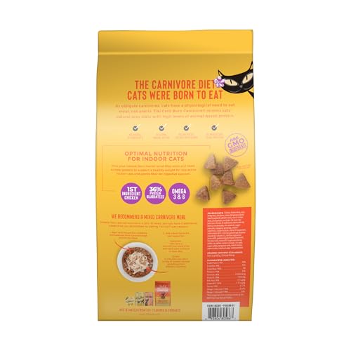 Image of Tiki Cat Born Carnivore Indoor Health Non-GMO, Chicken and Turkey Meal Recipe 3 lbs.