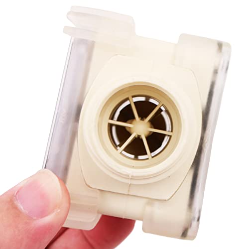 Image of NUZAMAS 1' Electronic Turbine Digital Flowmeters for Gas Oil Fuel Chemicals Water 1 Inch Hose Flow Meter, Max 120L /M (1900GPH)