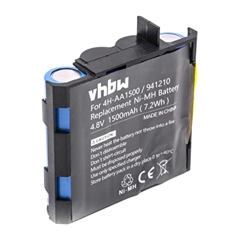 vhbw NiMH batería 1500mAh para estimulador muscular Compex Cover