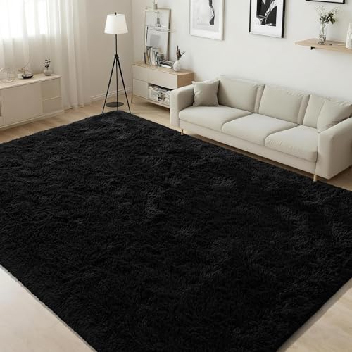ISEAU Ultra Soft Fluffy Rug for Bedroom, 3 x 5