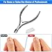 Cuticle Trimmer Cuticle Nippers,Professional Stainless Steel Cuticle Cutter Cuticle Remover,Pedicure Manicure Tools for Fingernails and Toenails