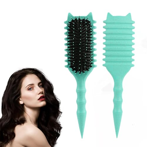 Neuytiky Cepillo de Pelo Rizado,Cepillos para Desenredar,cepillo de Estilo de Pelo Rizado,cepillo para Cabello Antitirones,para Peinar y dar Forma a Los Rizos de Hombres y Mujeres