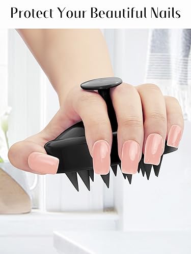 image for HEETA Scalp Massager Hair Growth, Soft Silicone Scalp Scrubber Shampoo