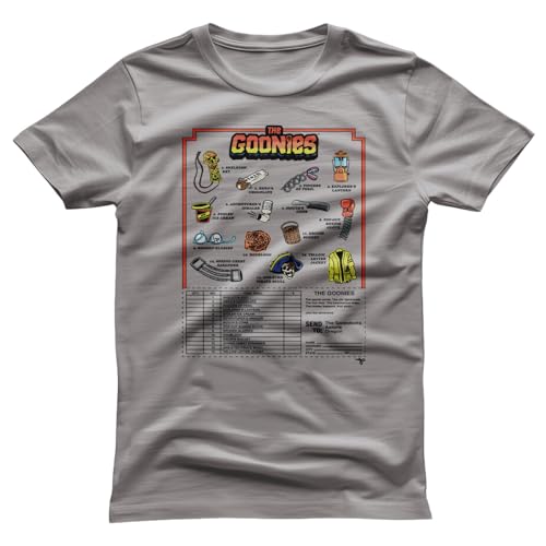 The Goonies Licenciado Oficialmente Accessories Mail Order Camiseta para Hombre (tormentagris), X-Large