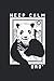 Keep Calm Bro': Resta fresco, rilassato, taccuino con regali divertenti panda a righe (formato A5, 15, 24 x 22, 86 cm, 120 pagine)