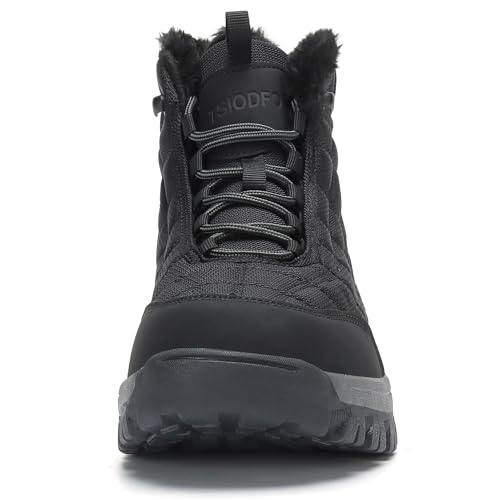 Image of SKDOIUL Men's Winter Outdoor Snow Boots Shoes