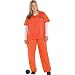Orange Prisoner Costume for Women, Plus Size, by Amscan