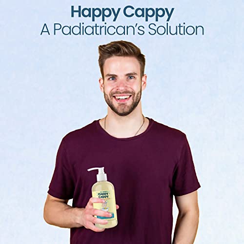 Happy Cappy Daily Shampoo, Face, And Body Wash For Dry, Itchy, Eczema Prone Skin, For Children And Adults, Fragrance And Dye Free, Four 8 Oz Bottle Pack #TOP3