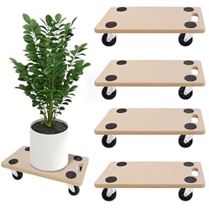 UISEBRT 4er Möbelroller Set – 200kg Tragkraft