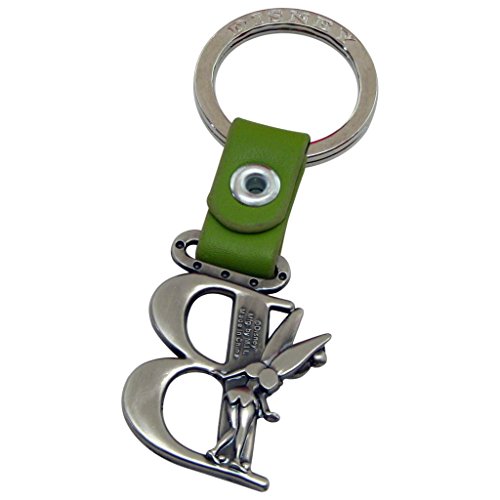 Tinkerbell Letter B Peter Pan Disney Pewter Keychain #TOP1