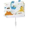 Dalber – Lampada da parete E-27, Dinosauri, Multicolore, 31 x 13 x 23.5