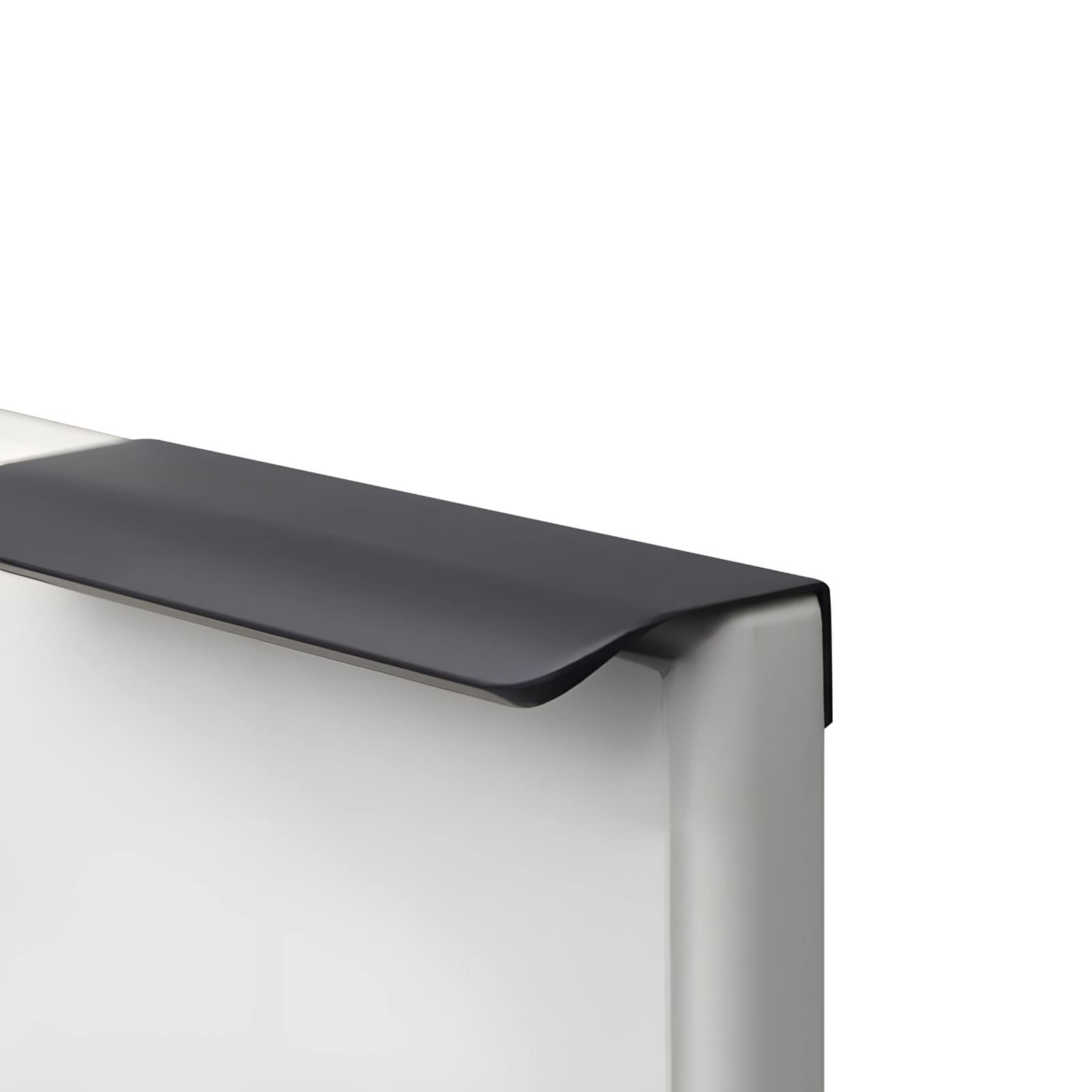 Maniglie moderne in alluminio nero per armadietti, 150 mm, maniglie nascoste per mobili da cucina, armadio, camera da letto, bagno