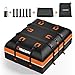 Truckiipa Car Rooftop Cargo Carrier Bag, 20 Cubic Feet Waterproof Roof Cargo Carrier Bag, Soft Shell Car Top Cargo Box for All Vehicles with/Without Racks, Anti-Slip Mat, Door Hooks, Luggage Lock