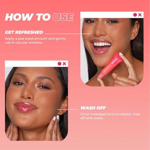 vitamasques lip sugar scrub - watermelon lip exfoliator scrub sugar scrubs overnight hydration amp softening soothing dryness moisturizing lip scrub is enriched with shea butter - made in korea