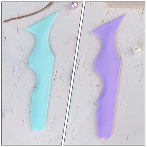 Herramienta maquillaje 3 plantillas cejas silicona miniatura 5