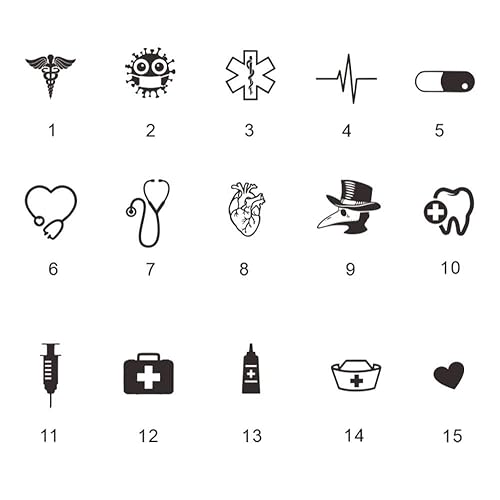 Vista 5 de Etiqueta de nombre personalizada para estetoscopio, dije de identificación personalizado para estetoscopio, accesorios, regalos de enfermera