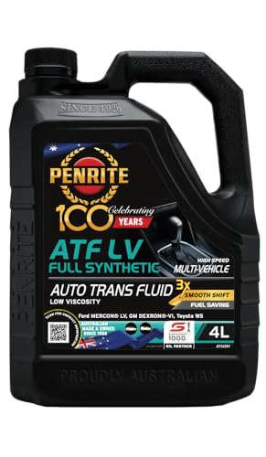 PENRITE Multi Vehicle Low Viscosity Full Synthetic Auto Transmission Fluid 4L ATFLV004