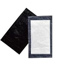 100/Pack of Soaker Pads - 4" x 7" Disposable Black Tattoo Protective Absorbent Pads