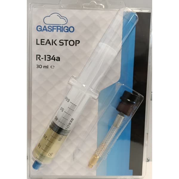 Turafalle blocca perdite da 30 ml. con adattatore attacco rapido per condizionatore auto