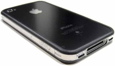 Chivel (TM) Black Transparent Clear Protector Bumper Frame Case Cover for Apple Verizon At&t Sprint iPhone 4S iPhone 4