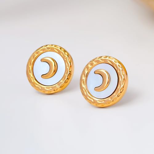 Image of Rubans Demi Fine Stainless Steel Stud Earrings Daily Gift for Women & Girls