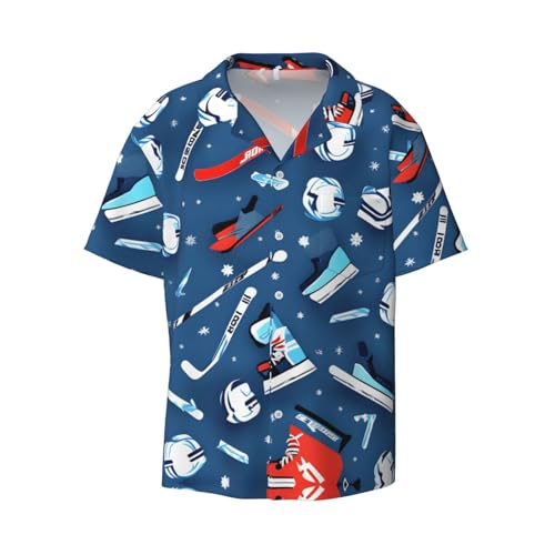 Chemise homme imprimé hockey résolvant le manque de style original pour les fans de sport