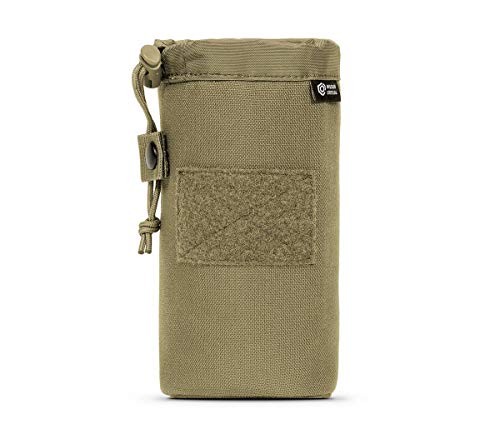Mission Critical Bolsa aislada para Botella, marrón, 7.5' H x 3.5' D
